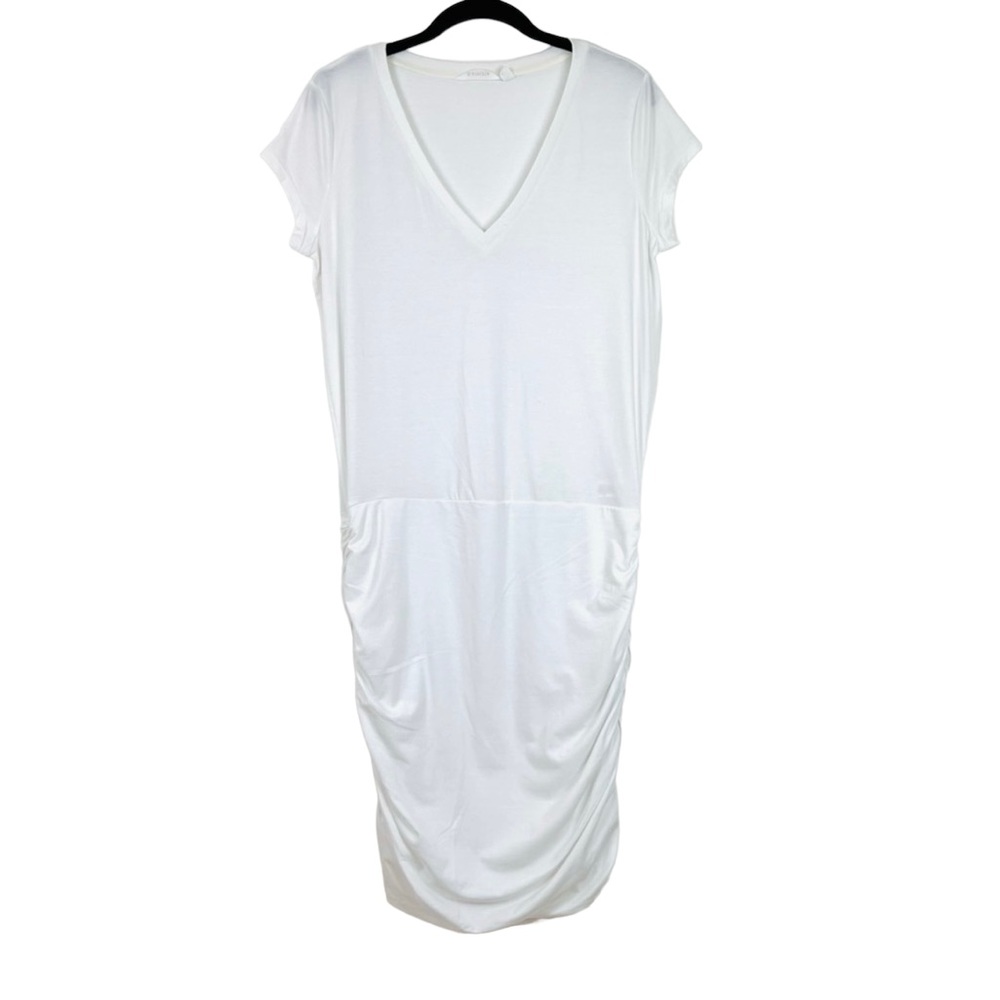 ATHLETA Dresses |  Active Ruched V-Neck T-Shirt - Picture 3 of 5